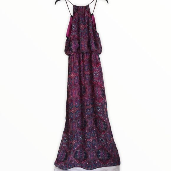 L8TER MAXI PAISLEY DRESS SZ M - Picture 2 of 6